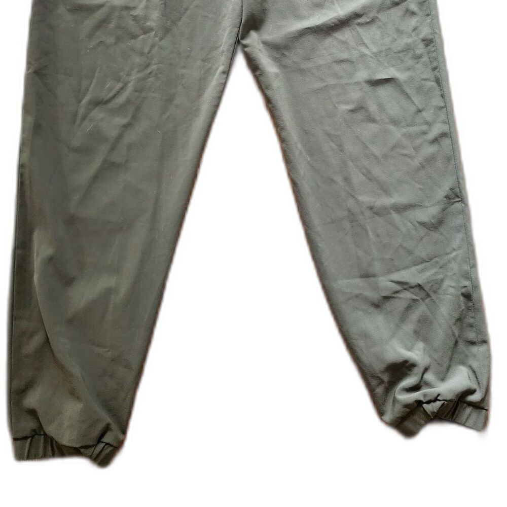 MM Lafleur Delaney Luxury Jogger OrigamiTech Pants Olive Green Size M - Picture 11 of 12